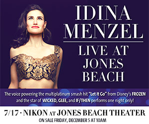 Idina Menzel at Jones Beach
